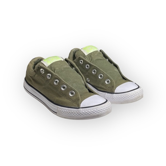 Converse ™️ ✪ Chuck Taylor All Star Street Low Slip On Sneakers ✪ Army Green ✪ - Picture 10 of 16